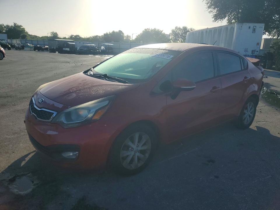 2015 Kia Rio VIN KNADN4A35F6479781 COPART salvage auction — REAR END, Fl - Cert Of Title Slvg Rebuildable, sold $450 on 2026-07-28 (photo 1)