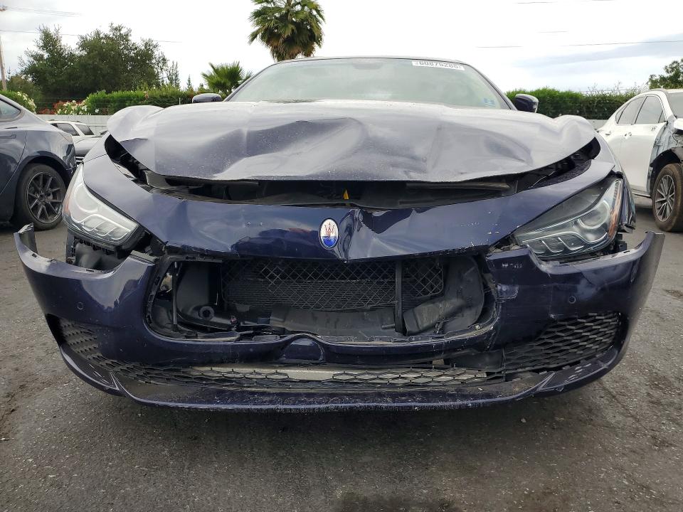 2015 Maserati Ghibli VIN ZAM57RTA3F1133215 COPART salvage auction — FRONT END, Ca - Salvage Certificate, sold $1,750 on 2026-08-04 (photo 5)