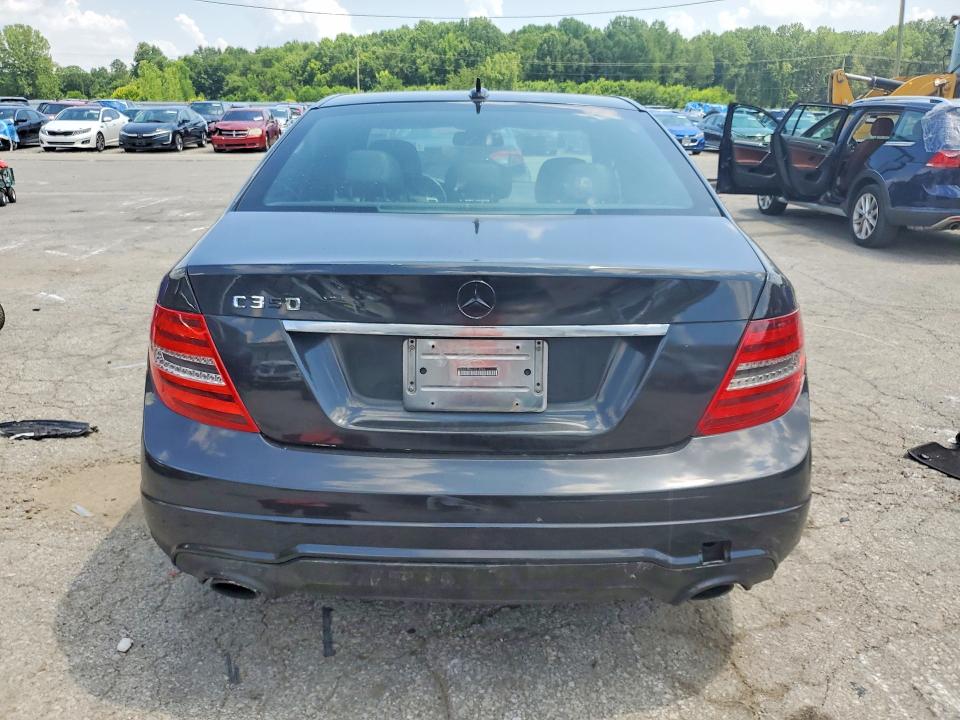 2012 Mercedes-benz C-klasse VIN WDDGF5HB6CR218904 COPART salvage auction — FRONT END, Ky - Red Rebuilt Flood, sold $850 on 2026-08-13 (photo 6)