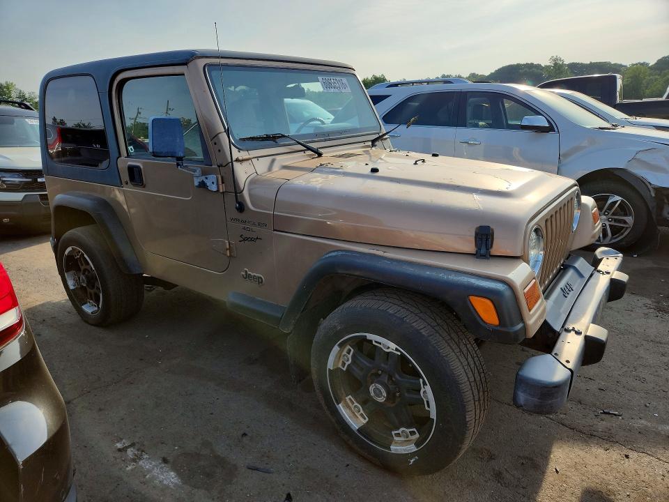 1999 Jeep Wrangler / VIN 1J4FY19S3XP467227 COPART salvage auction — FRONT END, Ct - Certificate Of Title, sold $1,650 on 2026-08-01 (photo 4)