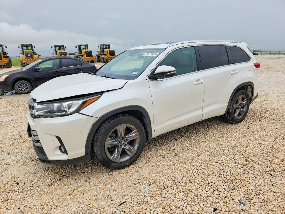 2017 Toyota Highlander VIN 5TDYZRFH1HS204230 — COPART salvage auction photo