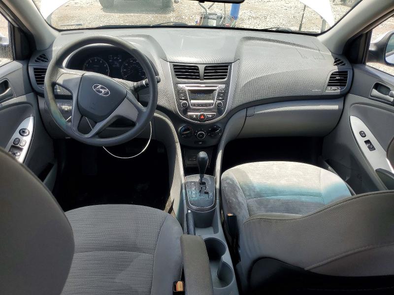 2017 Hyundai Accent VIN KMHCT4AE0HU249596 COPART salvage auction — REAR END, Tx - Salvage Vehicle Title, sold $675 on 2026-07-23 (photo 8)