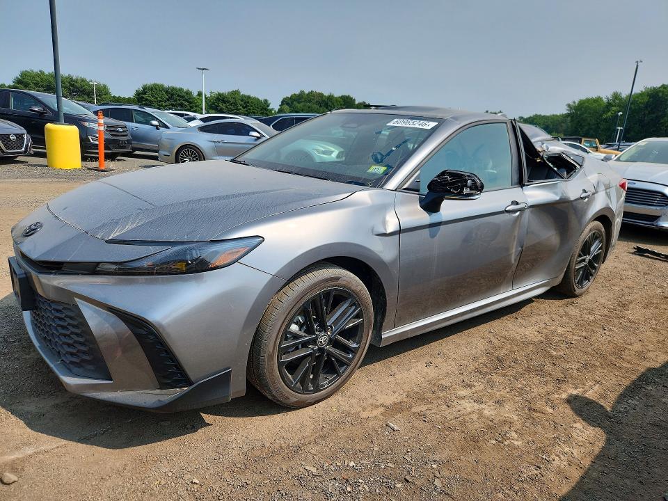 2025 Toyota Camry VIN 4T1DBADK0SU526455 COPART salvage auction — ROLLOVER, Vt - Cert Of Title-Salvage Vehicle (P), sold $13,000 on 2026-07-30 (photo 1)