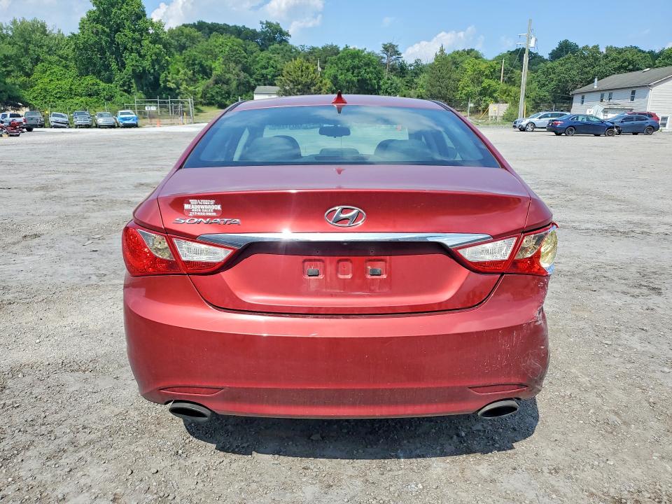 2012 Hyundai Sonata VIN 5NPEC4AC2CH447529 COPART salvage auction — REAR END, Pa - Certificate Of Salvage, sold $975 on 2026-08-22 (photo 6)
