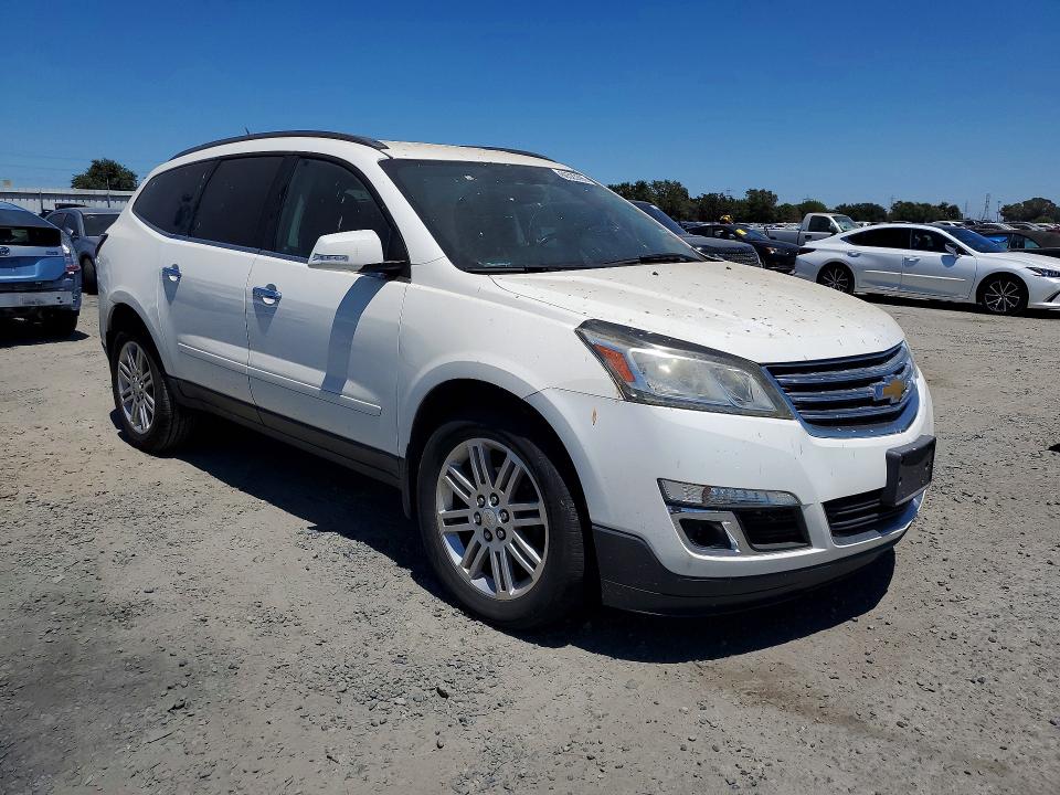 2015 Chevrolet Traverse VIN 1GNKRGKD6FJ262638 COPART salvage auction — NORMAL WEAR, Ca - Dis/Dlr/Exp Only Clean Title, sold $725 on 2026-07-23 (photo 4)
