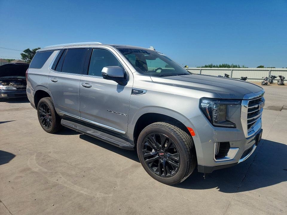 2023 Gmc Yukon VIN 1GKS1BKD2PR504657 COPART salvage auction — REAR END, Tx - Salvage Vehicle Title, sold $13,400 on 2026-07-30 (photo 4)