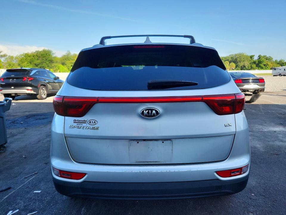 2017 Kia Sportage VIN KNDPN3AC4H7215538 COPART salvage auction — FRONT END, FL - CERT OF TITLE SLVG REBUILDABLE, sold $60 on 2026-07-27 (photo 6)