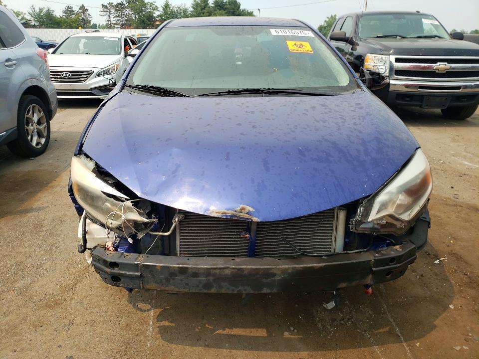 2014 Toyota Corolla VIN 2T1BURHE5EC032540 COPART salvage auction — FRONT END, Ct - Certificate Of Title, sold $475 on 2026-07-24 (photo 5)