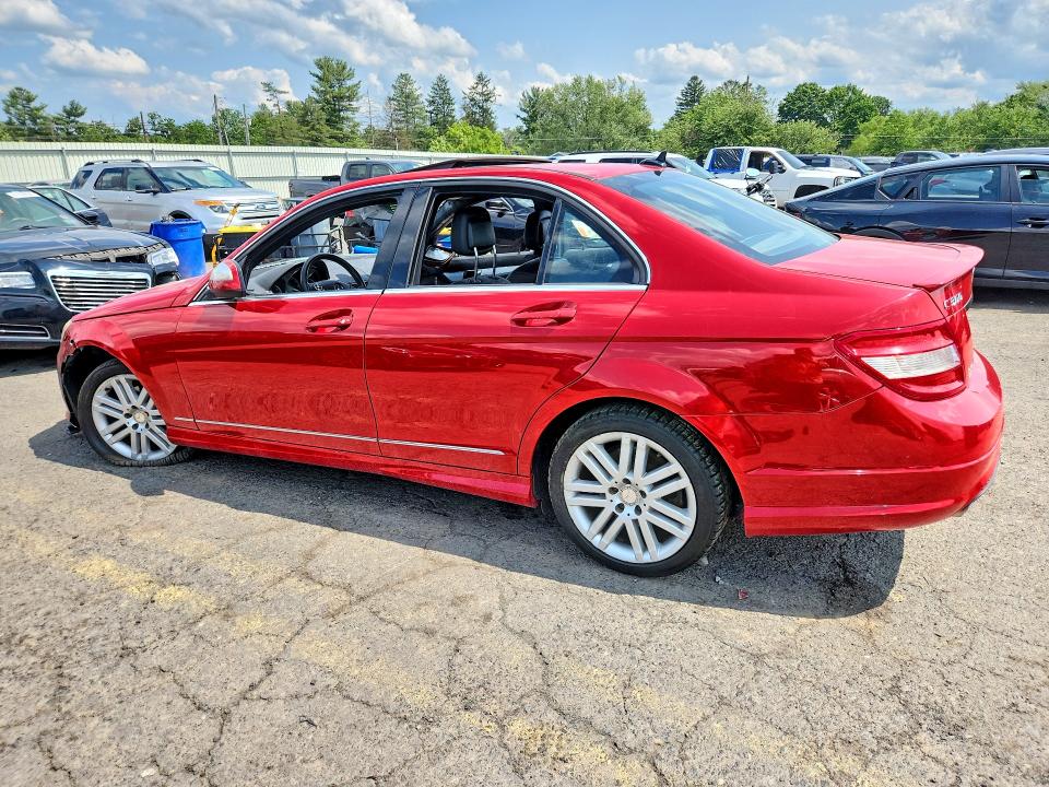 2009 Mercedes-benz C class VIN WDDGF81XX9F267282 COPART salvage auction — SIDE, PA - CERTIFICATE OF SALVAGE, sold $400 on 2026-08-07 (photo 2)