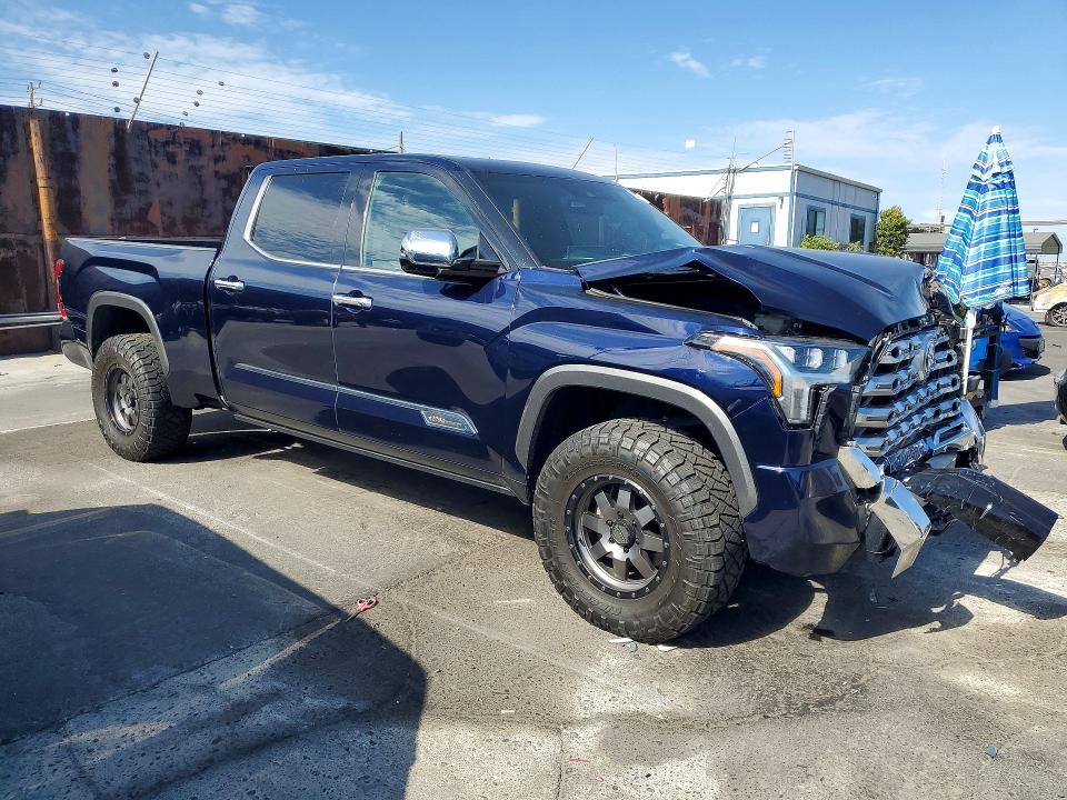 2022 Toyota Tundra VIN 5TFMA5BC9NX001519 COPART salvage auction — FRONT END, Ca - Salvage Certificate, sold $5,300 on 2026-07-22 (photo 4)