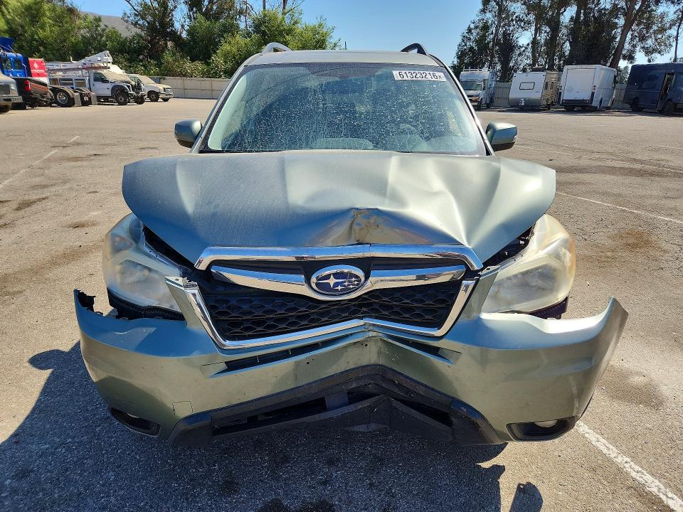 2015 Subaru Forester VIN JF2SJAUC5FH534882 COPART salvage auction — FRONT END, CA - SALVAGE CERTIFICATE, sold $300 on 2026-07-28 (photo 5)