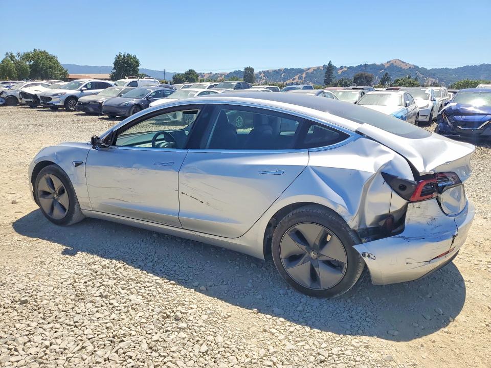 2018 Tesla Model 3 VIN 5YJ3E1EA6JF078498 COPART salvage auction — REAR END, Ca - Salvage Certificate, sold $4,400 on 2026-07-28 (photo 2)