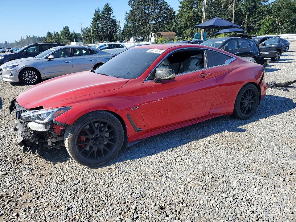 2017 Infiniti Q60 VIN JN1FV7EK2HM610746 COPART salvage auction — FRONT END, Wa - Bill Of Sale, sold $8,400 on 2026-07-14 (photo 1)
