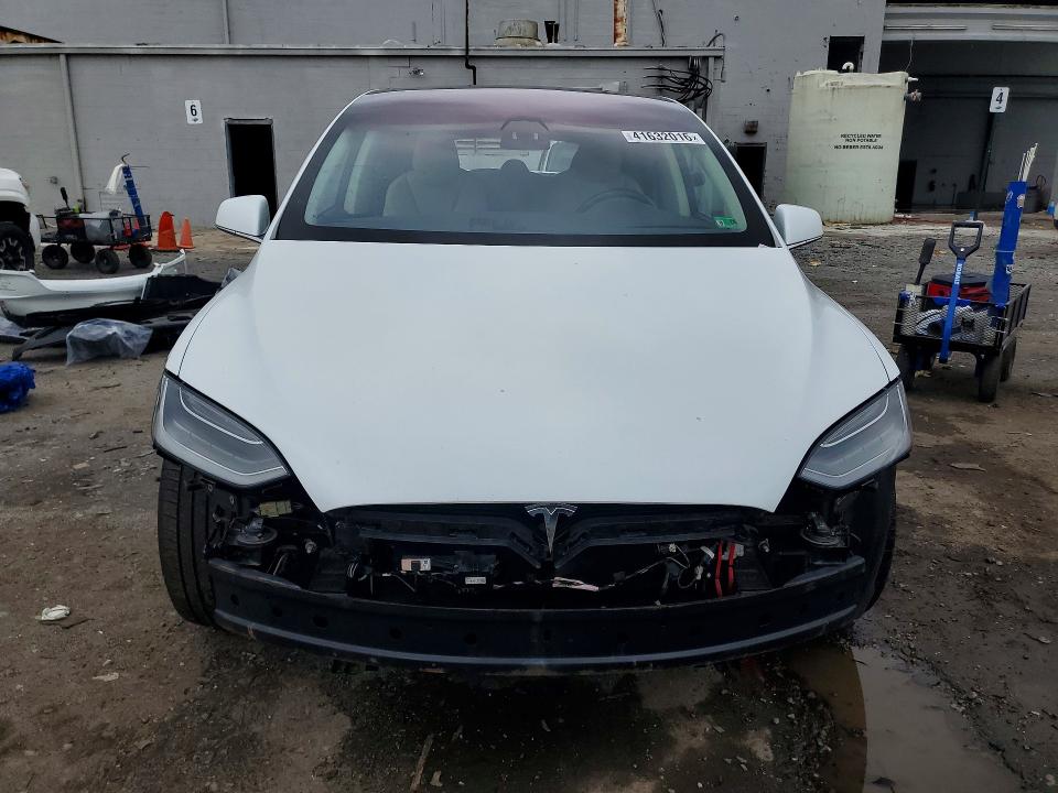 2017 Tesla Model x VIN 5YJXCDE25HF044418 COPART salvage auction — REAR END, Va - Cert Of Title - Salvage, sold $2,350 on 2026-07-22 (photo 5)