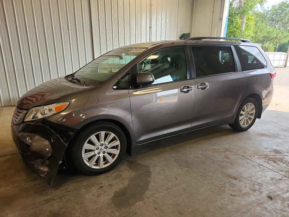 2017 Toyota Sienna VIN 5TDDZ3DC4HS161019 — COPART salvage auction photo