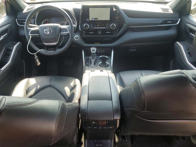2024 Toyota Highlander VIN 5TDKDRAH2RS531183 COPART salvage auction — FRONT END, NY - CERTIFICATE OF TITLE, sold $18,100 on 2026-07-20 (photo 8)