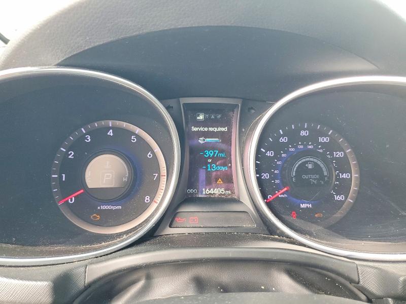 2015 Hyundai Santa fe VIN KM8SN4HFXFU111081 COPART salvage auction — MECHANICAL, Ga - Certificate Of Title (P), sold $1,750 on 2026-07-27 (photo 9)