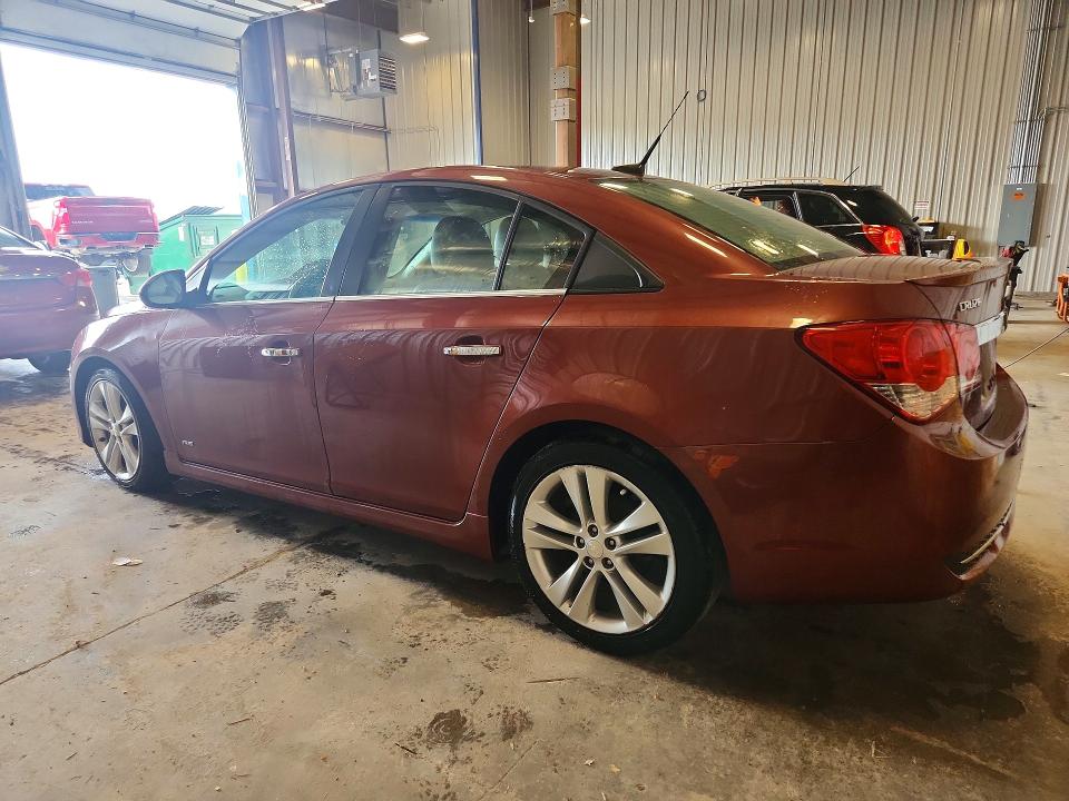 2012 Chevrolet Cruze VIN 1G1PH5SC8C7249162 COPART salvage auction — WATER/FLOOD, Wi - Certificate Of Title, sold $650 on 2026-07-27 (photo 2)