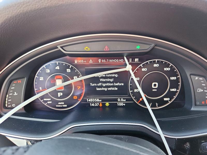 2017 Audi VIN WA1VAAF74HD056146 COPART salvage auction — NORMAL WEAR, Fl - Certificate Of Title (P), sold $3,450 on 2026-07-20 (photo 9)