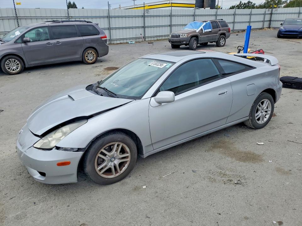 2003 Toyota Celica VIN JTDDR32T730166455 COPART salvage auction — FRONT END, Ca - Salvage Certificate, sold $15 on 2026-07-28 (photo 1)