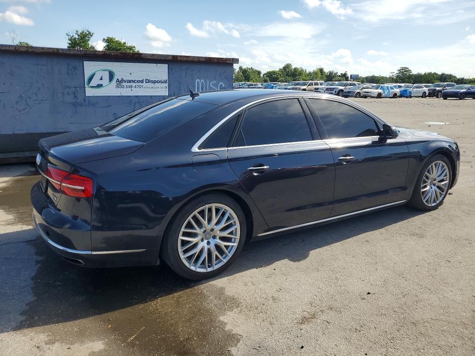 2015 Audi A8 quattro VIN WAUJ2AFD5FN034085 COPART salvage auction — FRONT END, FL - CERTIFICATE OF TITLE, sold $5,800 on 2026-07-30 (photo 3)