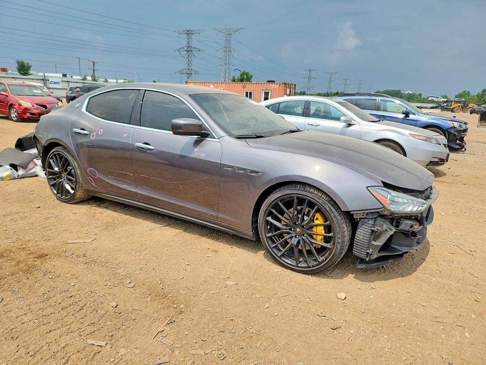 2016 Maserati Ghibli VIN ZAM57XSA5G1168457 COPART salvage auction — FRONT END, Il - Salvage Certificate, sold $3,450 on 2026-08-18 (photo 4)