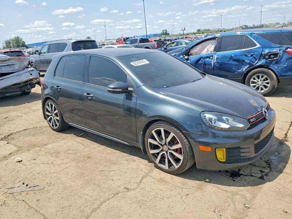 2014 Volkswagen Gti VIN WVWGD7AJ6EW010345 COPART salvage auction — FRONT END, MI - CERTIFICATE OF TITLE, sold $2,650 on 2026-08-07 (photo 4)