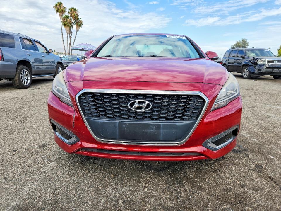 2016 Hyundai Sonata hybrid VIN KMHE24L17GA009192 COPART salvage auction — REAR END, CA - CERT OF TITLE-SALVAGED (P), sold $80 on 2026-07-24 (photo 5)
