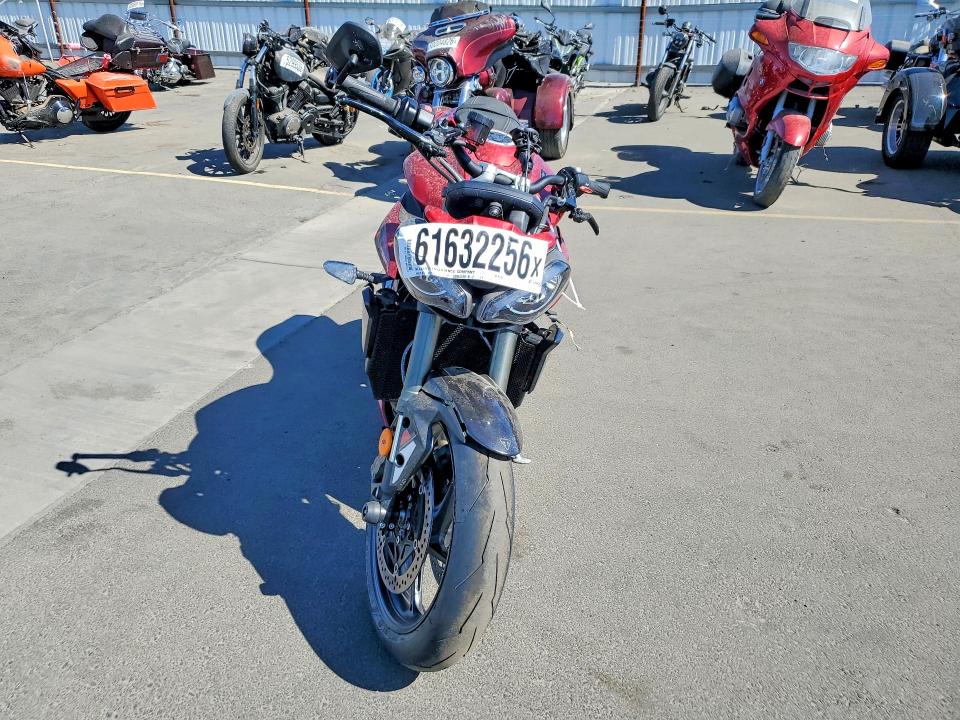 2025 Triumph motorcycle Street VIN SMTA614K3STCG2567 COPART salvage auction — SIDE, CA - SALVAGE CERTIFICATE, sold $100 on 2026-07-30 (photo 2)
