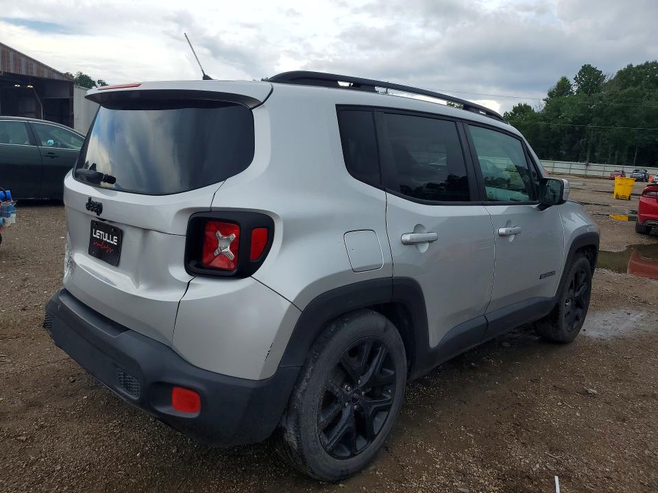 2017 Jeep Renegade VIN ZACCJABBXHPG16177 COPART salvage auction — REAR END, La - Cert Of Title-Salvage, sold $1,450 on 2026-08-07 (photo 3)