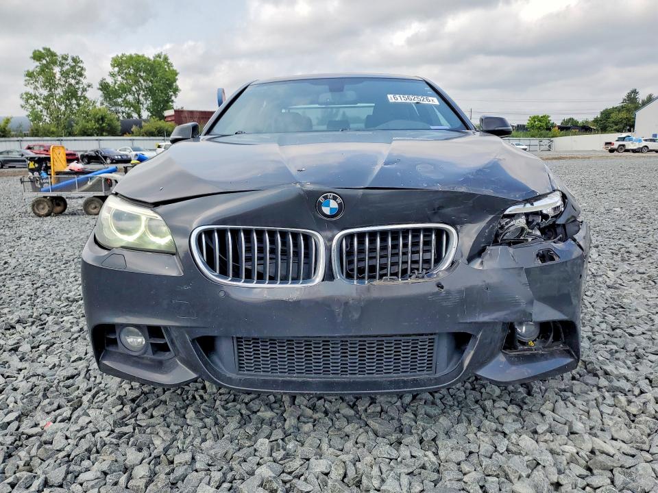 2015 BMW 5er VIN WBA5B1C52FD920871 COPART salvage auction — FRONT END, Oh - Cert Of Title-Salvage, sold $1,100 on 2026-08-06 (photo 5)