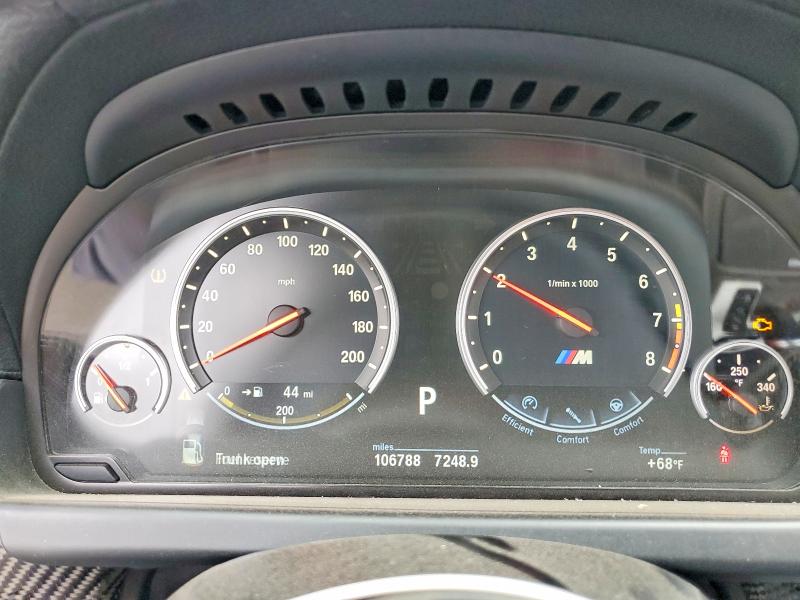 2014 BMW M6 VIN WBS6C9C51ED466705 COPART salvage auction — MINOR DENT/SCRATCHES, Fl - Dis/Dlr/Exp Only Clean Title, sold $4,050 on 2026-07-29 (photo 9)