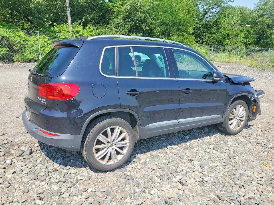 2013 Volkswagen Tiguan VIN WVGBV7AX8DW510173 COPART salvage auction — FRONT END, Ny - Mv-907A Salvage Certificate, sold $1,200 on 2026-07-16 (photo 3)