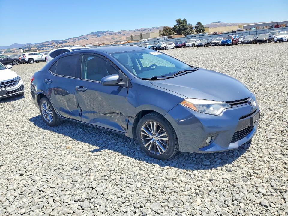 2015 Toyota Corolla VIN 5YFBURHE5FP281471 COPART salvage auction — SIDE, Ca - Salvage Certificate, sold $5,100 on 2026-07-27 (photo 4)