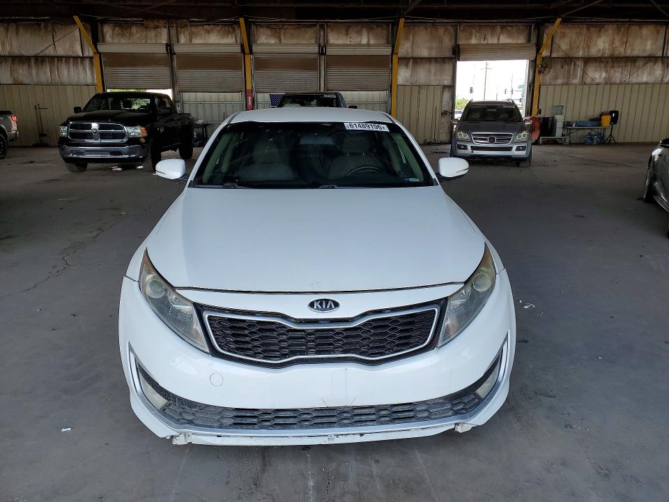 2012 Kia Optima hybrid VIN KNAGM4AD1C5034559 COPART salvage auction — REAR END, Az - Certificate Of Title, sold $500 on 2026-07-29 (photo 5)