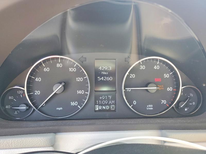 2005 Mercedes-benz C class VIN WDBRF40J75F706553 COPART salvage auction — FRONT END, WA - BILL OF SALE, sold $2,500 on 2026-07-14 (photo 9)