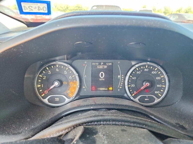 2015 Jeep Renegade VIN ZACCJAAT8FPB24318 COPART salvage auction — REAR END, Tx - Certificate Of Title, sold $925 on 2026-08-14 (photo 9)