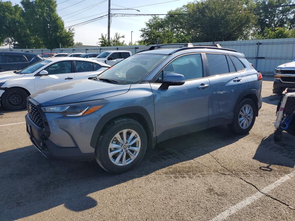 2023 Toyota Corolla cross VIN 7MUCAAAG4PV045807 COPART salvage auction — SIDE, OH - CERT OF TITLE-SALVAGE, sold $175 on 2026-07-24 (photo 1)