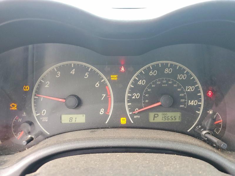 2011 Toyota Corolla VIN JTDBU4EE0B9127435 COPART salvage auction — FRONT END, Nc - Salvage Certificate Of Title, sold $875 on 2026-07-30 (photo 9)