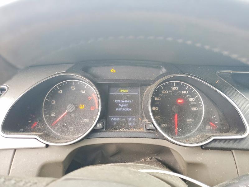 2009 Audi A5 quattro VIN WAUDK78T29A008608 COPART salvage auction — REAR END, MD - CERT OF SALVAGE > 75% DAMAGE (P), sold $125 on 2026-07-28 (photo 9)