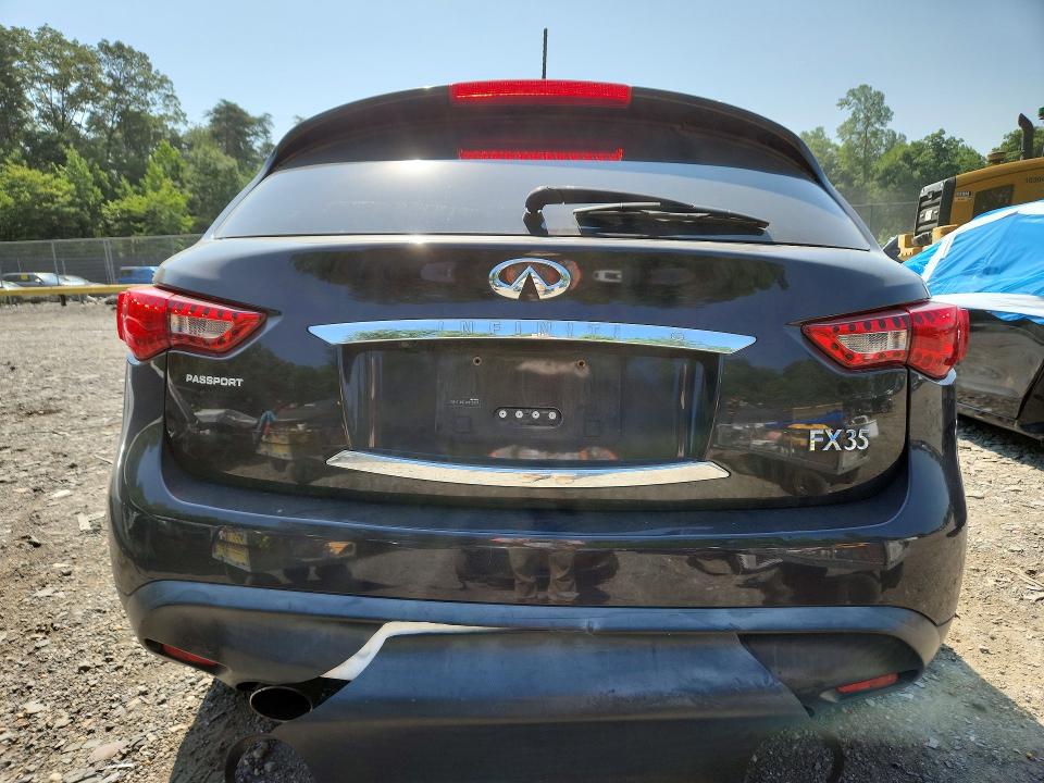 2010 Infiniti Fx VIN JN8AS1MW7AM856364 COPART salvage auction — FRONT END, Md - Cert Of Salvage > 75% Damage, sold $400 on 2026-07-17 (photo 6)