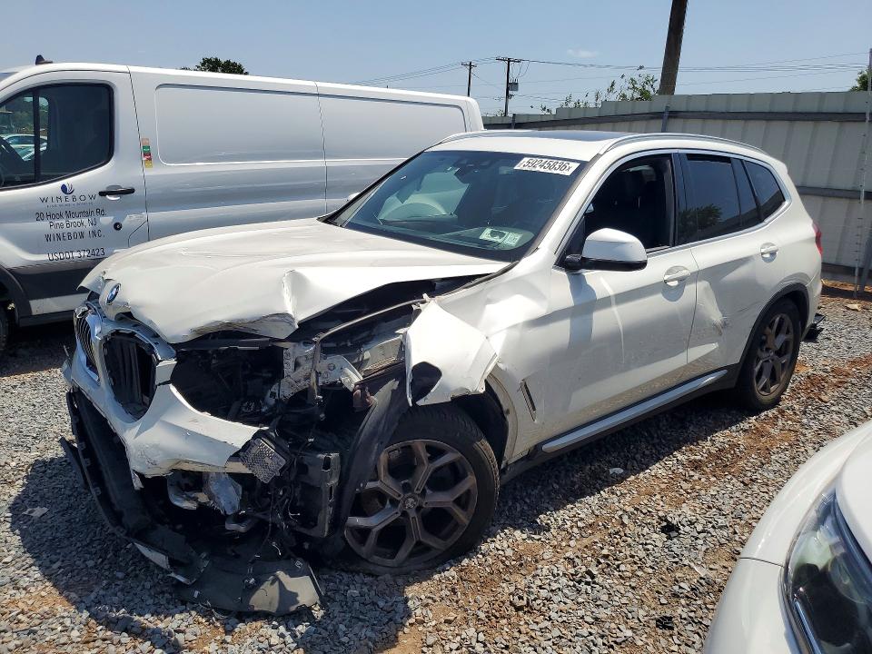 2020 BMW VIN 5UXTY5C09L9B25403 COPART salvage auction — FRONT END, Nj - Cert Of Title-Salvage, sold $375 on 2026-07-24 (photo 1)