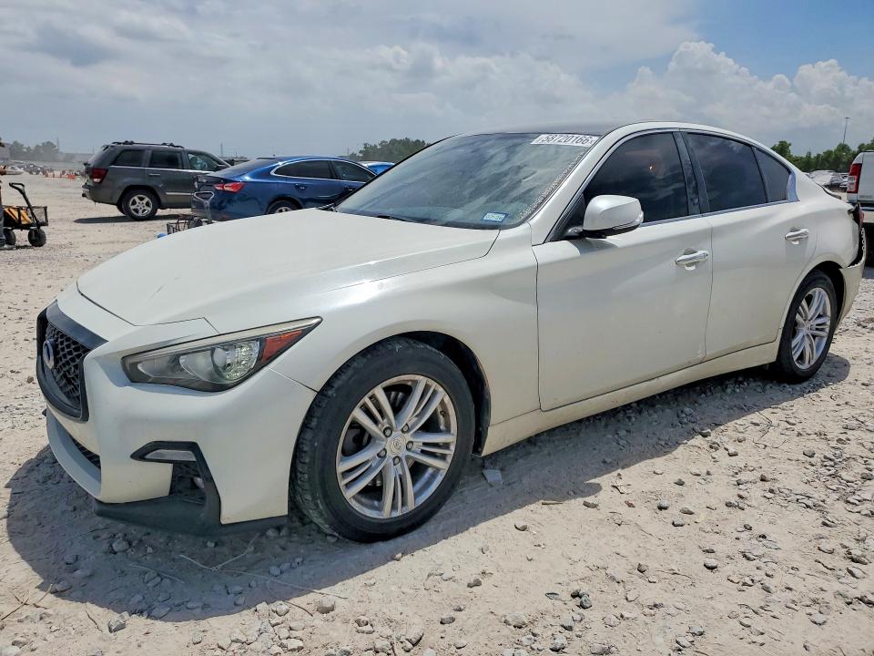 2018 Infiniti Q50 VIN JN1EV7AR8JM445340 COPART salvage auction — REAR END, Tx - Salvage Vehicle Title, sold $3,800 on 2026-07-10 (photo 1)