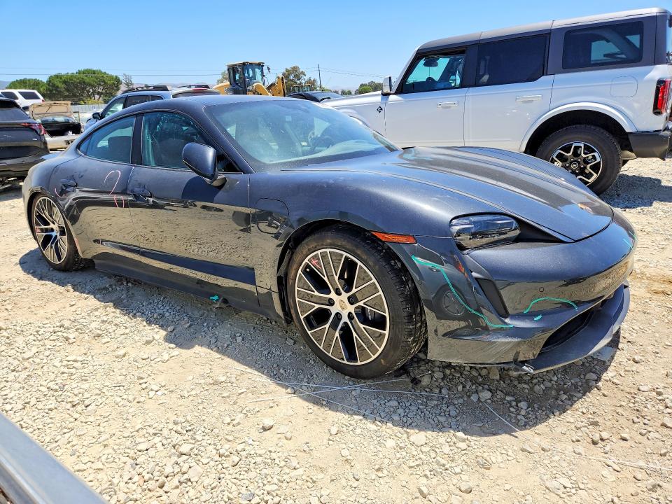 2021 Porsche Taycan VIN WP0AA2Y10MSA17971 COPART salvage auction — REAR END, Ca - Salvage Certificate, sold $15,000 on 2026-07-28 (photo 4)