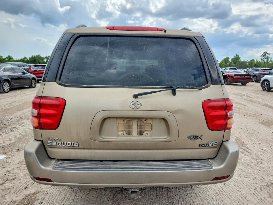 2004 Toyota Sequoia VIN 5TDZT34A64S225187 COPART salvage auction — MINOR DENT/SCRATCHES, TX - CERTIFICATE OF TITLE, sold $1,350 on 2026-07-14 (photo 6)