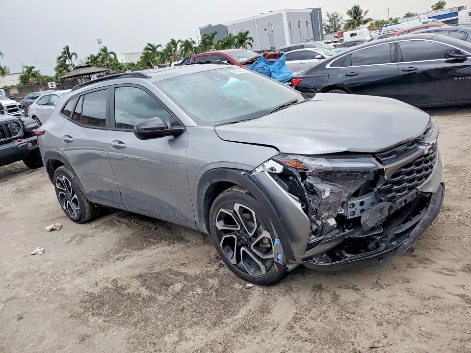 2024 Chevrolet Trax VIN KL77LJE29RC116151 COPART salvage auction — FRONT END, Fl - Cert Of Title Slvg Rebuildable, sold $11,300 on 2026-07-14 (photo 4)