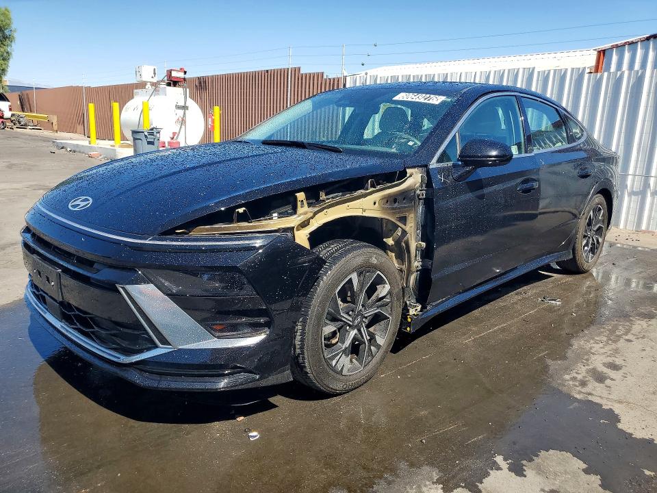 2025 Hyundai Sonata VIN KMHL64JA5SA483133 COPART salvage auction — FRONT END, Nv - Certificate Of Title, sold $7,600 on 2026-07-20 (photo 1)