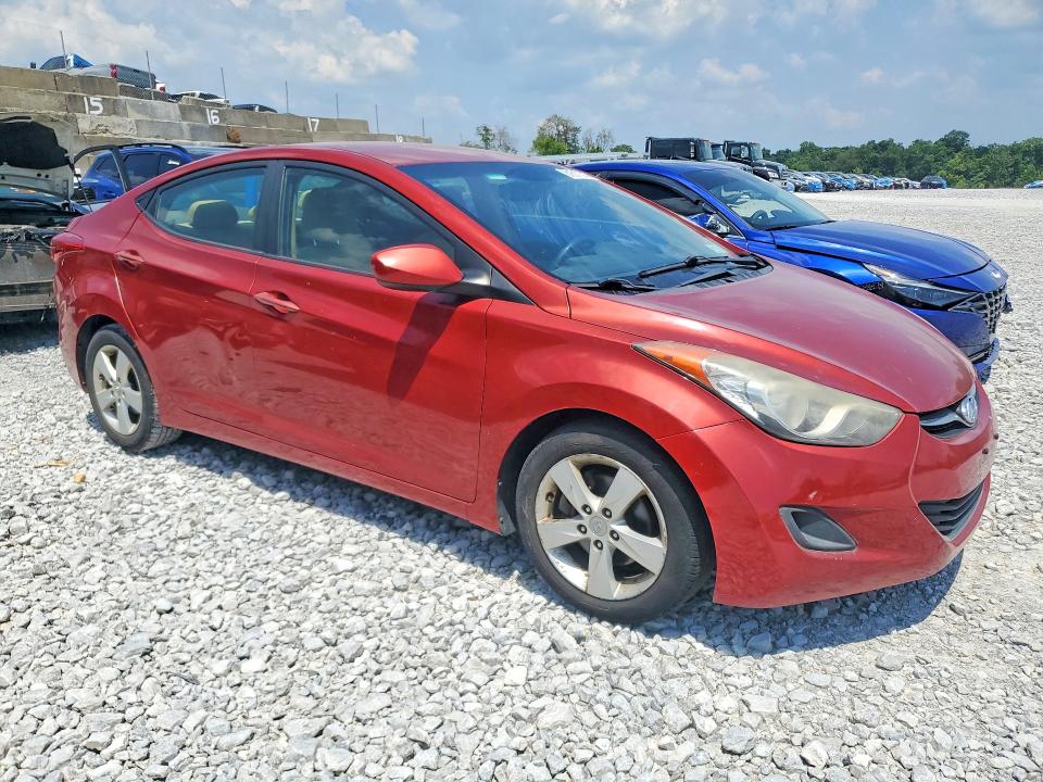 2011 Hyundai Elantra VIN KMHDH4AE7BU103578 COPART salvage auction — MECHANICAL, KY - CERTIFICATE OF TITLE, sold $600 on 2026-07-31 (photo 4)