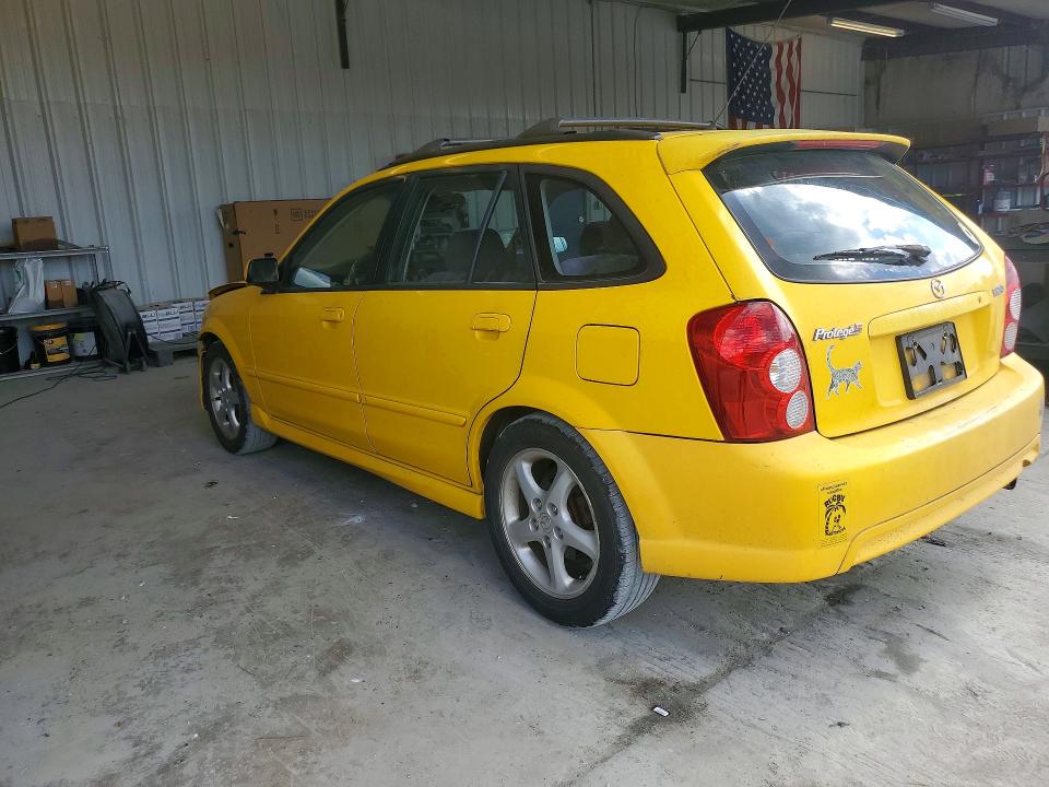 2002 Mazda Protege VIN JM1BJ245521590524 COPART salvage auction — FRONT END, Nc - Salvage Certificate Of Title, sold $150 on 2026-07-29 (photo 2)