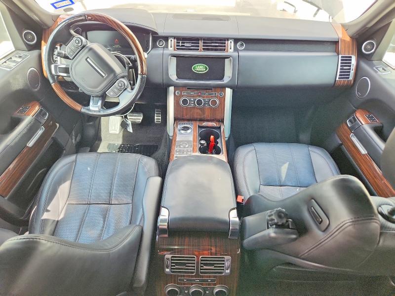 2017 Land rover RANGE ROVER VIN SALGS2FE6HA362940 COPART salvage auction — WATER/FLOOD, Tx - Salvage Title-Flood Damage, sold $1,100 on 2026-07-23 (photo 8)